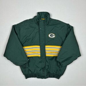 Vintage 1990s Logo Athletic Green Bay Packers Jacket